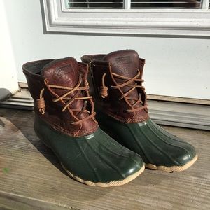 Sperry Duck boots, lightly worn